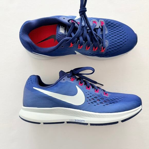 Nike Air Zoom Pegasus 34 Blue Void Size 9 NEW Run Gym Walking Comfort 880560-410 - Picture 1 of 7